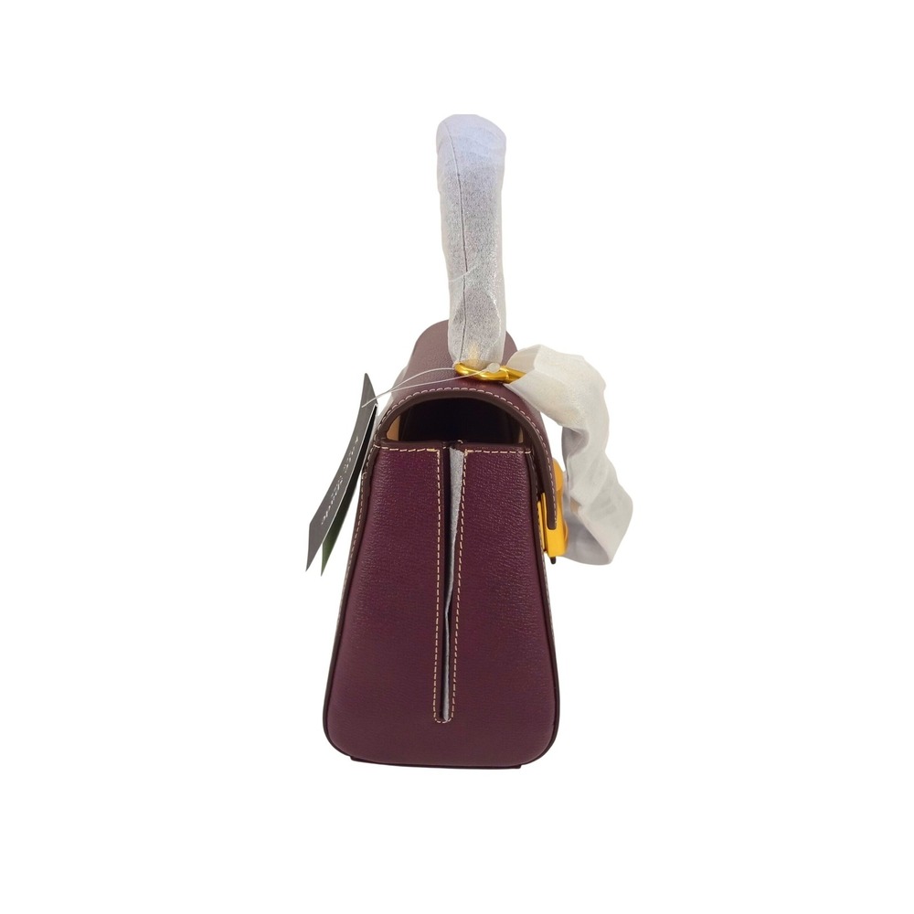 Kate Spade Katy Small Top Handle Bag Deep Cherry Textured Leather KE122 NEW - Picture 5 of 6